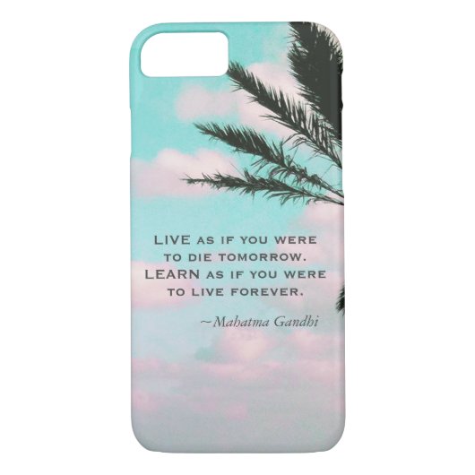 Gandhi Quote leert alsof je Inspirerend bent. Case-Mate iPhone Case (Achterkant)