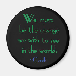 Gandhi Quote Magnet Magneet