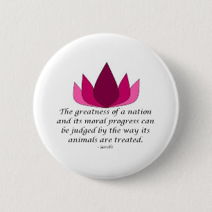 Gandhi Quote Ronde Button 5,7 Cm
