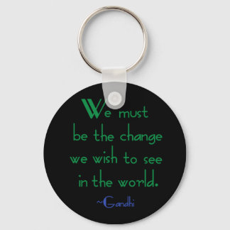 Gandhi Quote Sleutelhanger