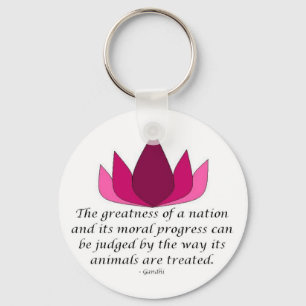Gandhi Quote Sleutelhanger