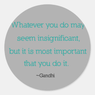 Gandhi Quote Stickers