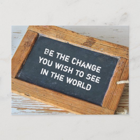 Gandhi - Sein der Wandel Briefkaart (Voorkant)