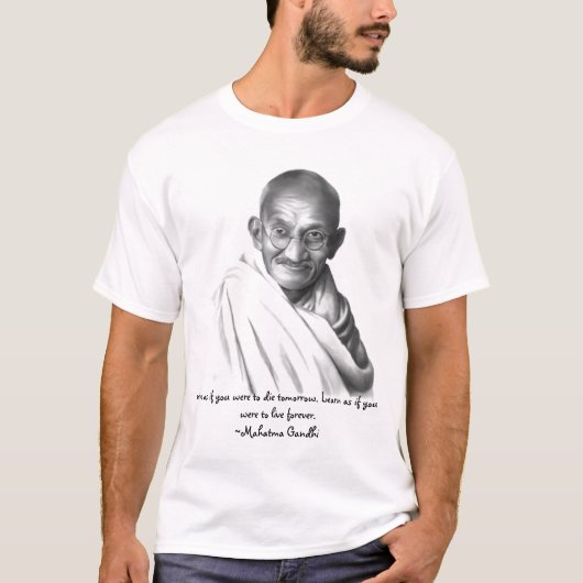 Gandhi T-shirt (Voorkant)