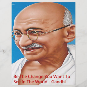 Gandhi & Wees de Verandering Citaat