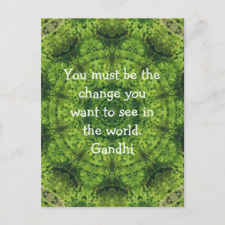 Gandhi Wisdom Quotation Gezegde Briefkaart