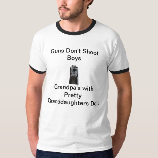 Gandpa's met  grootdochters doen dat t-shirt (Voorkant)