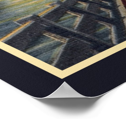 Gandy Bridge uit 1940 Poster (Hoek)