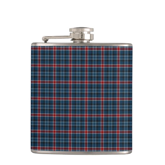 Gandy van Myrton Clan Tartan Plaid Pattern Heupfles (Voorkant)