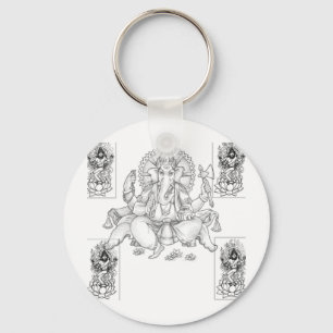 ganesh_and_shiva sleutelhanger