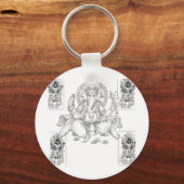 ganesh_and_shiva sleutelhanger (Voorkant)
