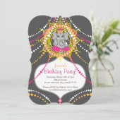 Ganesh Anniversaire fête 5" x 7" carte d'invitatio (Debout devant)