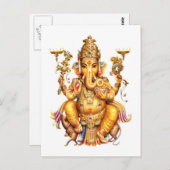 GANESH AURA BRIEFKAART (Voorkant / Achterkant)