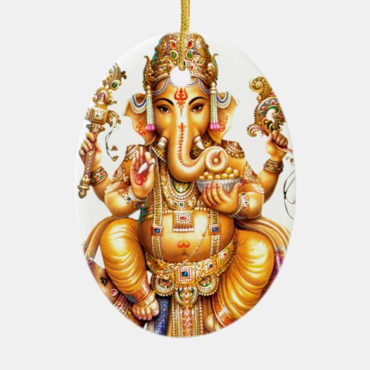 GANESH AURA KERAMISCH ORNAMENT (Voorkant)