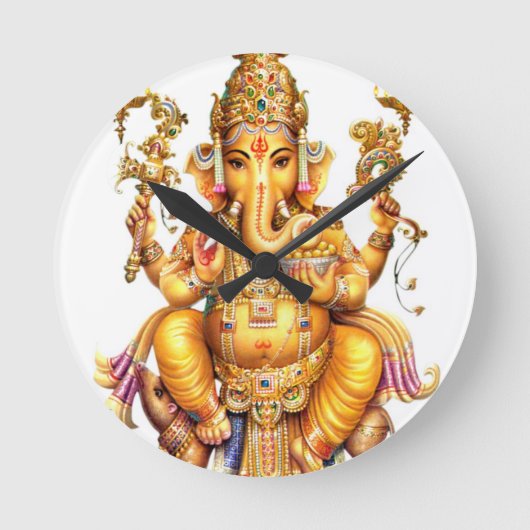 GANESH AURA RONDE KLOK (Voorkant)