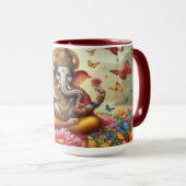 Ganesh Blessing Coffee Mok (Voorkant rechts)