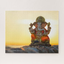 Ganesh : briseur d'obstacles 16x20 puzzle