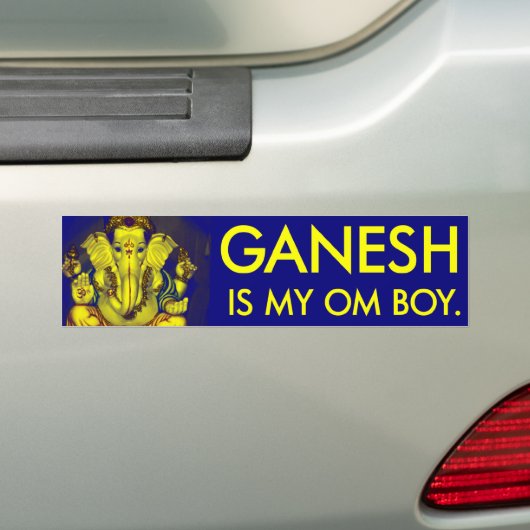 Ganesh Bumpersticker (Op auto)