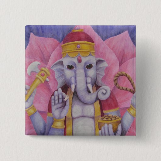 Ganesh Button (Voorkant)
