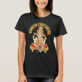 Ganesh Chaturthi Hinduism Elephant God T-shirt (Voorkant)
