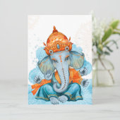 Ganesh Chaturthi Kaart (Staand voorkant)