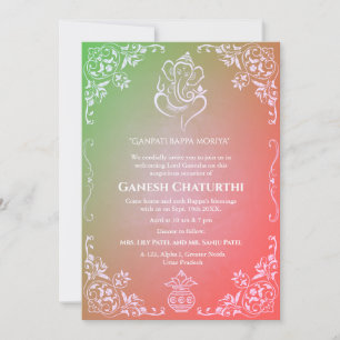 Ganesh Chaturthi Puja Kaart