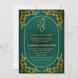 Ganesh Chaturthi Puja Kaart