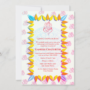 Ganesh Chaturthi Puja Kaart