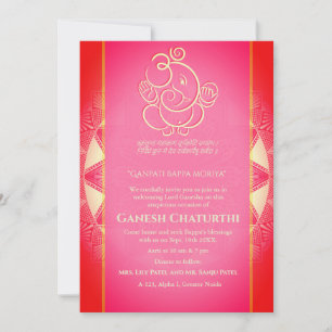 Ganesh Chaturthi Puja Kaart