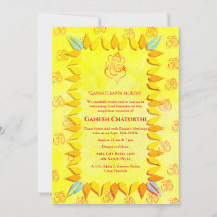 Ganesh Chaturthi Puja Kaart