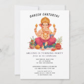 ganesh chaturthi verjaardagsuitnodiging kaart (Voorkant)