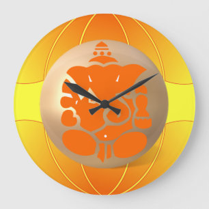 Ganesh Clock Grote Klok