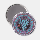 Ganesh Dancer Magneet (Voorkant / Achterkant)