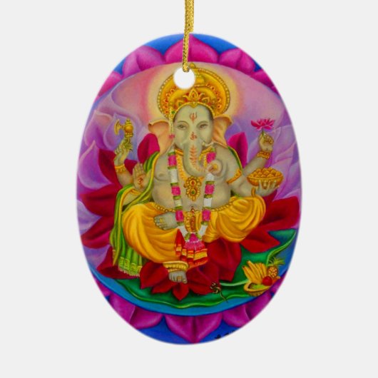 Ganesh Keramisch Ornament (Voorkant)