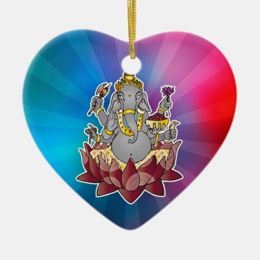 Ganesh Keramisch Ornament (Voorkant)