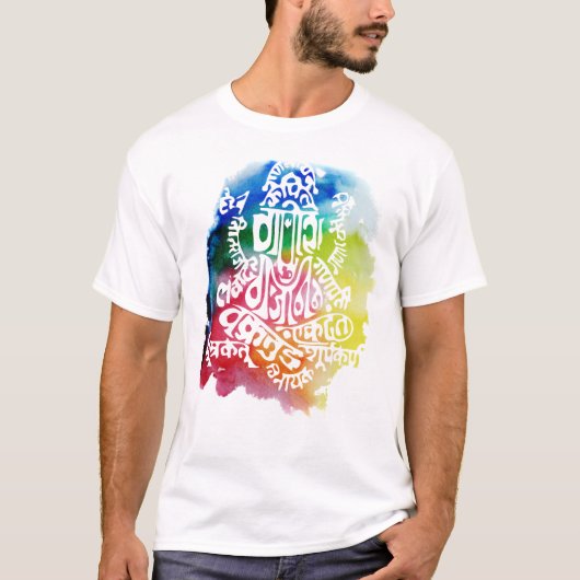Ganesh Mantra Tshirt (Voorkant)
