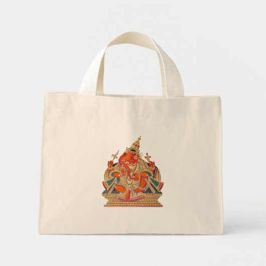 Ganesh Mini Tote Bag (Voorkant)