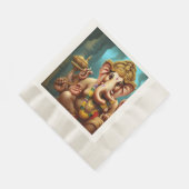 Ganesh neemt een Selfie Servet (Hoek)