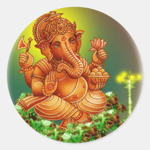 ganesh ronde sticker