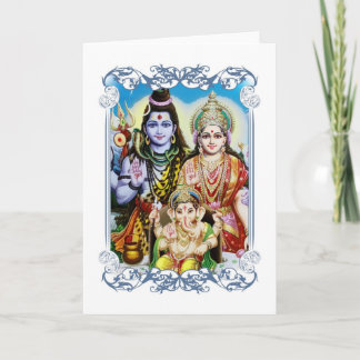 Ganesh, Shiva en Parvati, Lord Ganesha, Durga Kaart