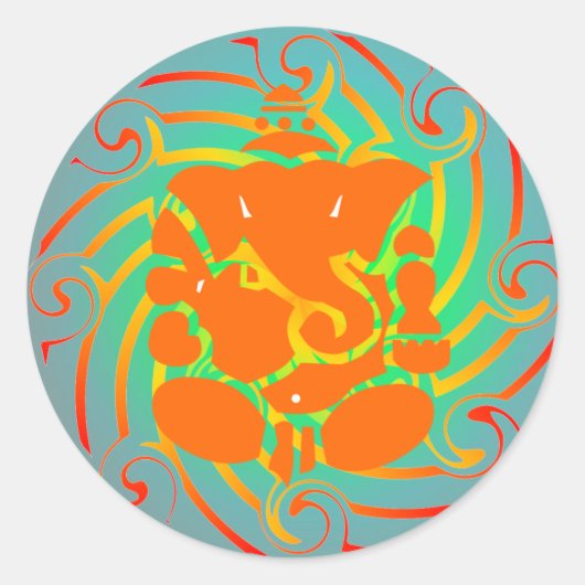Ganesh sticker (Voorkant)