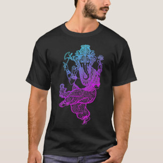 Ganesh Symbol Yoga Hindu Elephant Mannen Vrouwen M T-shirt