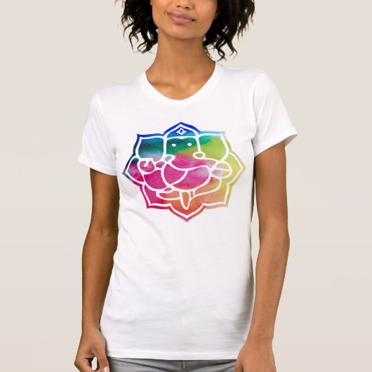 Ganesh Waterverf Tshirt (Voorkant)
