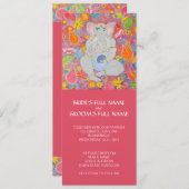 Ganesh Wedding Invitation roze Kaart (Voorkant / Achterkant)