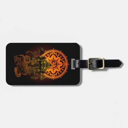Ganesha 02 bagagelabel (Voorkant horizontaal)