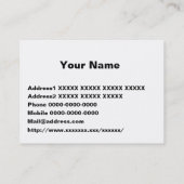 Ganesha 1 visitekaartje (Achterkant)