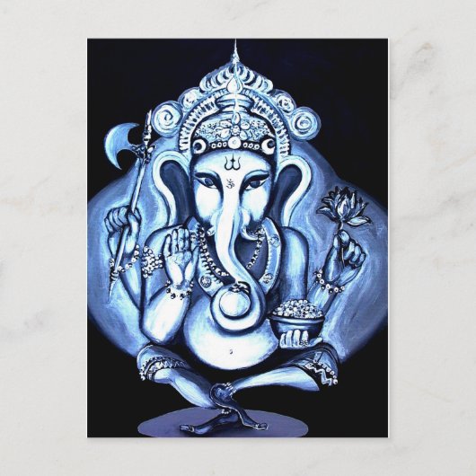 Ganesha Briefkaart (Voorkant)