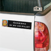 Ganesha Bumpersticker - Versie 4 (Op Truck)