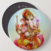 Ganesha Button - Versie 10 (Voorkant /achterkant)