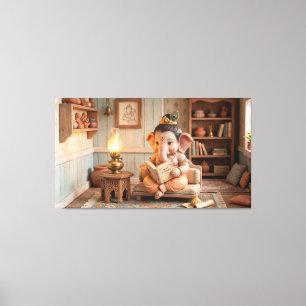 Ganesha Canvas Afdruk